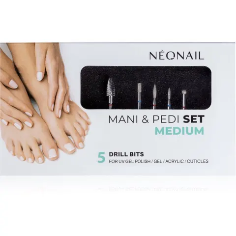 NEONAIL Drill Set Medium – 5 szt. – zdjęcie 2