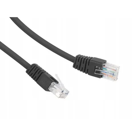 Gembird Patch cord Kat.6 Utp 0.5m czarny – zdjęcie 2