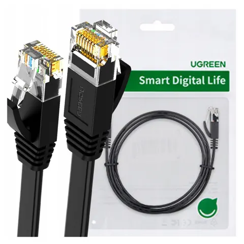 Kabel Ugreen NW102 Cat. 6 2m (czarny) Ugreen – zdjęcie 4