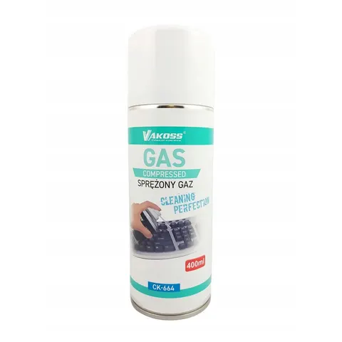 Sprężony gaz Vakoss CK-664 400ml – zdjęcie 2