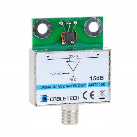 Wzmacniacz antenowy ekranowany 15dB Cabletech – zdjęcie 2