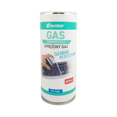 Sprężony gaz Vakoss CK-664 400ml – zdjęcie 3