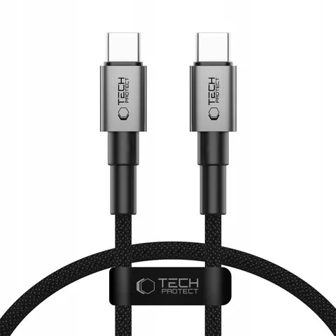Tech-protect Ultraboost Dna Type-c Cable PD60W/3A 25CM Iron Grey – zdjęcie 2