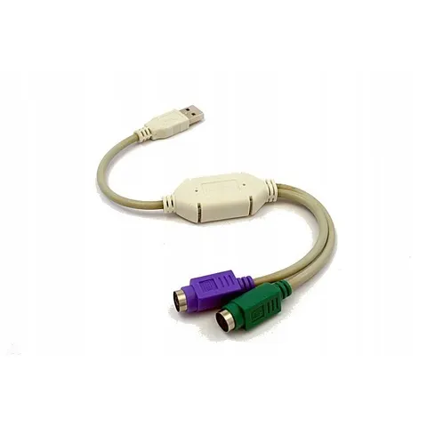 Przejściówka USB-PS/2 x2 Gembird UAPS12 (0,3 m) – zdjęcie 2