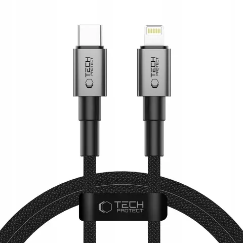 Tech-protect Ultraboost Dna do Iphone Cable PD27W/3A 100CM Iron Grey – zdjęcie 2