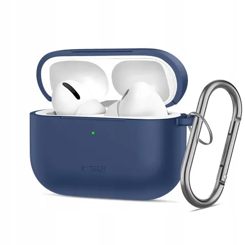 Tech-protect Silicone Hook Apple Airpods Pro 3 Navy Blue – zdjęcie 2