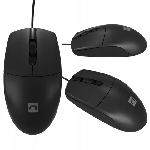 Natec Mysz Ruff 2 1000 Dpi Czarna – zdjęcie 3