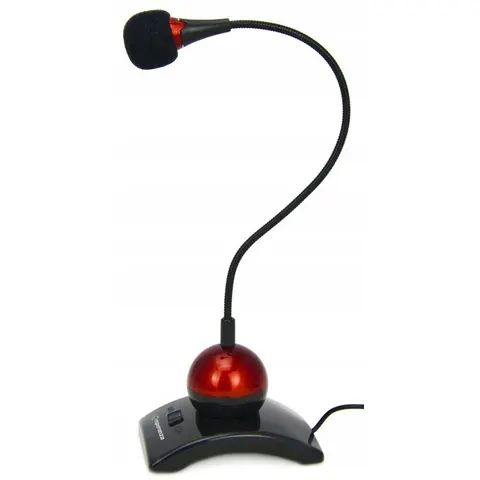 Mikrofon Esperanza Chat Desktop EH130 (kolor czerw – zdjęcie 3