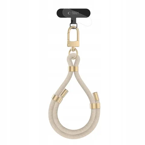Pasek Tech-Protect C4S Rope Wrist Strap beżowy – zdjęcie 4