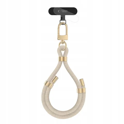 Pasek Tech-Protect C4S Rope Wrist Strap beżowy – zdjęcie 2