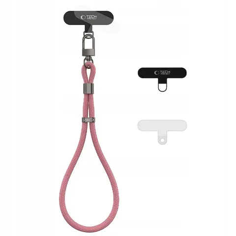 Tech-protect C11S Rope Wrist Strap Dusty Rose – zdjęcie 2