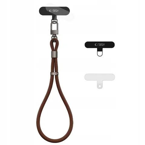 Tech-protect C11S Rope Wrist Strap Walnut Brown – zdjęcie 2