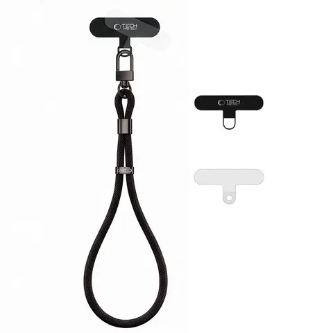 Tech-protect C11S Rope Wrist Strap Obsidian Black – zdjęcie 2