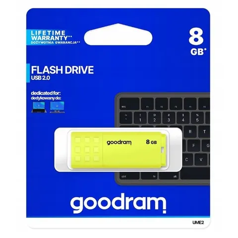 Goodram Pendrive UME2 8GB Usb 2.0 żółty – zdjęcie 3