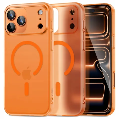 Tech-protect Magslim Magsafe Iphone 17 Pro Matte/cosmic Orange – zdjęcie 2