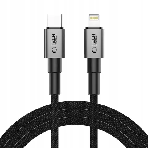 Tech-protect Ultraboost Dna do Iphone Cable PD27W/3A 200CM Iron Grey – zdjęcie 3