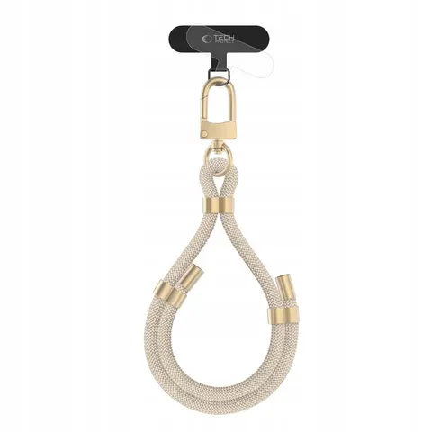 Pasek Tech-Protect C4S Rope Wrist Strap beżowy – zdjęcie 5