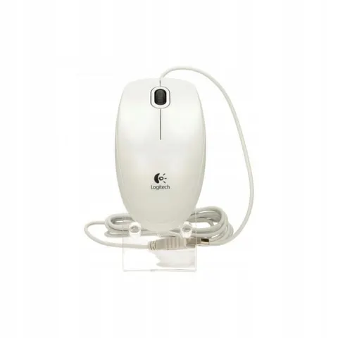 Logitech Mysz B100 optyczna biała. Oem – zdjęcie 4