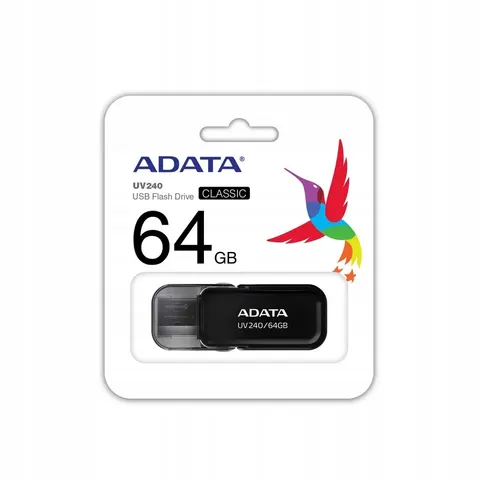 Adata Pendrive UV240 64GB Usb 2.0 Czarny – zdjęcie 2