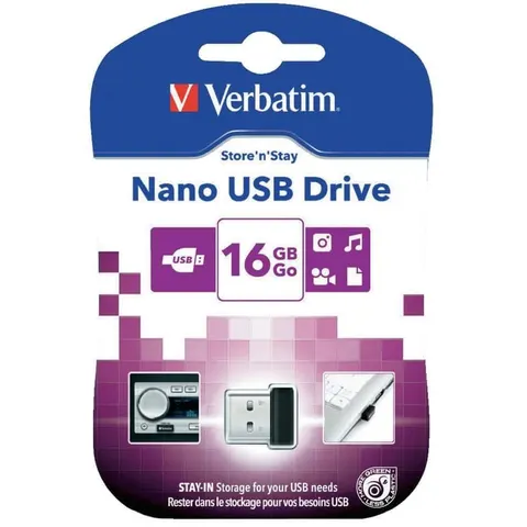 Pendrive Verbatim 16GB Nano Store Usb 2.0 – zdjęcie 3