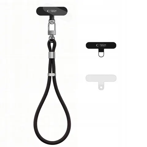 Tech-protect C11S Rope Wrist Strap Obsidian Black – zdjęcie 4