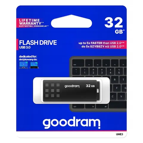 Goodram Pendrive UME3 32GB Usb 3.0 Czarny – zdjęcie 3