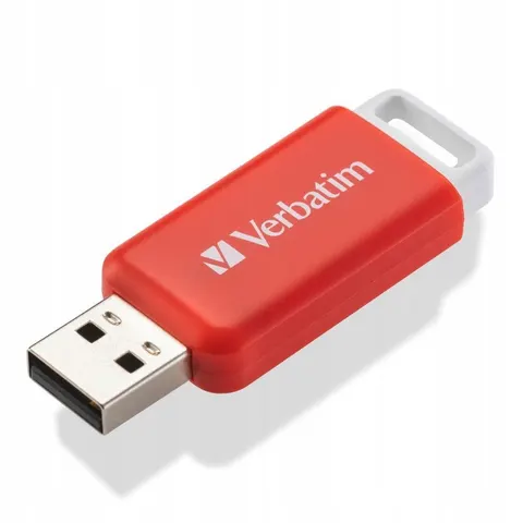 Pendrive Verbatim DataBar 16 Gb Usb 2.0 czerwony – zdjęcie 2