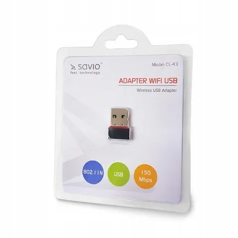 Adapter Wifi Usb Savio CL-43 – zdjęcie 3