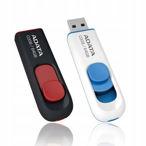 Adata C008 64 Gb Usb 2.0 Biały/Niebieski – zdjęcie 3