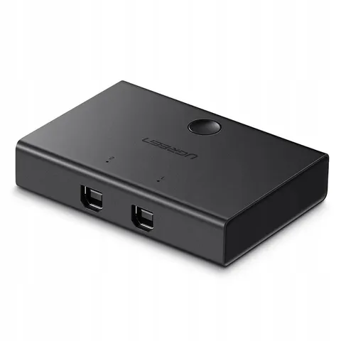 Ugreen Switch Przełącznik 2Xusb-B Usb-A Czarny (30345) – zdjęcie 2
