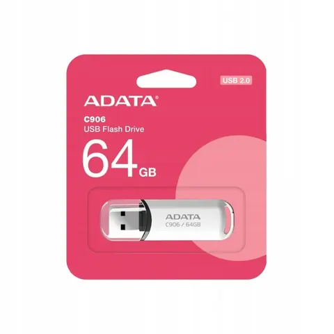 Adata Pendrive C906 64GB USB2.0 biały – zdjęcie 3