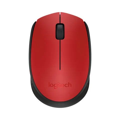 Logitech Mysz M171 czerwona – zdjęcie 2