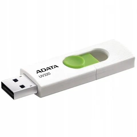 Adata Flashdrive UV320 64GB USB3.1 White-Green – zdjęcie 3