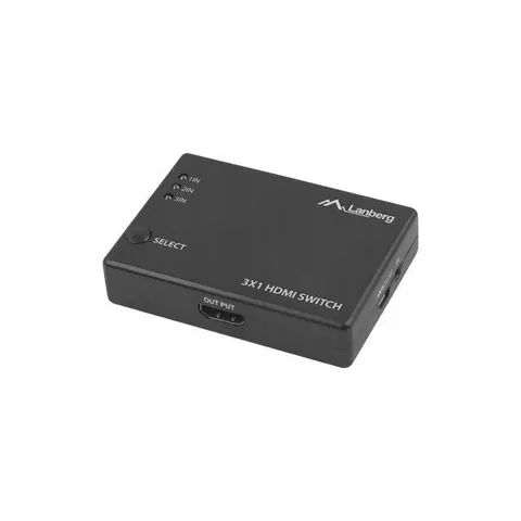 Lanberg Switch Video 3X Hdmi Port Micro Usb Swv – zdjęcie 4