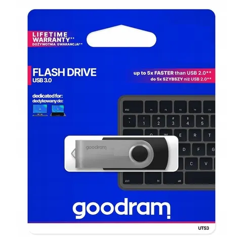 Goodram Twister Black 64GB USB3.0 – zdjęcie 2