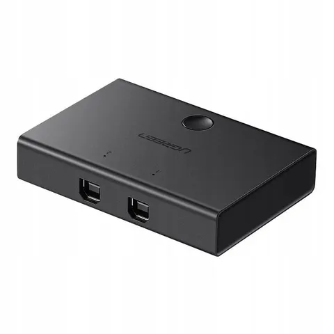 Ugreen Switch Przełącznik 2Xusb-B Usb-A Czarny (30345) – zdjęcie 4