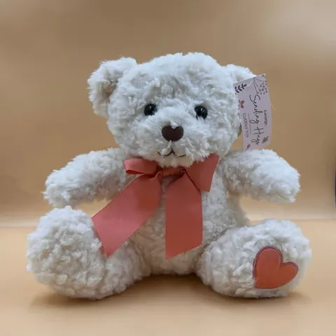 George Brown Teddy Bear with Blue Bow | 25cm – image 2