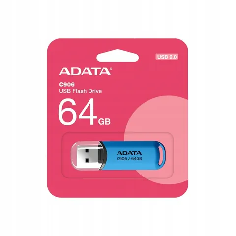 Adata Pendrive C906 64GB USB2.0 niebieski – zdjęcie 5