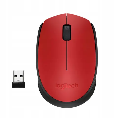 Logitech Mysz M171 czerwona – zdjęcie 5