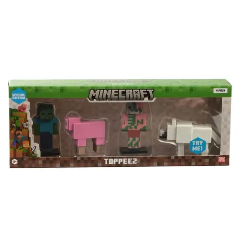 Minecraft Toppeez Special Edition 4-Pack Figure Set – image 2