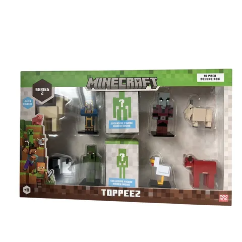 Minecraft Toppeez Series 2 – Deluxe 10 Pack Figure Set – image 2