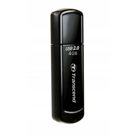 Transcend 4GB Jetflash 350 Usb Pendrive 22MBs Blk – zdjęcie 2