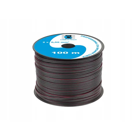 Kabel głośnikowy Cca 0. 50mm czarny Cabletech – zdjęcie 2