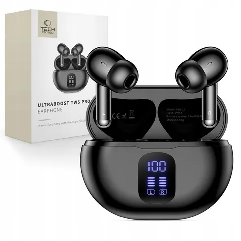 Tech-protect Ultraboost Tws Earphone Pro G2 Black – zdjęcie 5