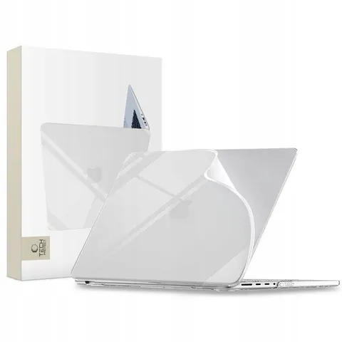 Tech-protect Softshell Macbook Pro 16 M1-M5/M5 Pro Max 2021-2026 Clear – zdjęcie 2