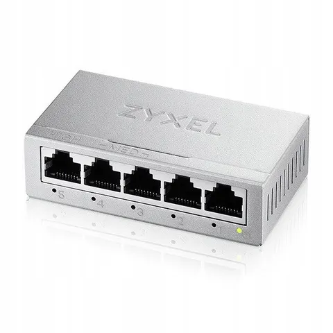 Switch Zyxel GS-105B V5 5xGbE Mini – zdjęcie 4