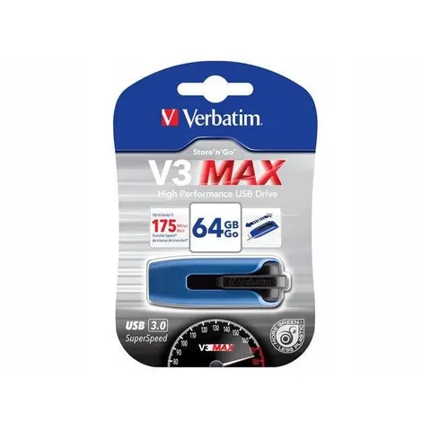 Pendrive Verbatim 64GB V3 Max Usb 3.0 – zdjęcie 3