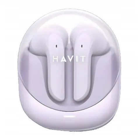 Słuchawki Bluetooth Havit Modern Buds (fiolet) – zdjęcie 3