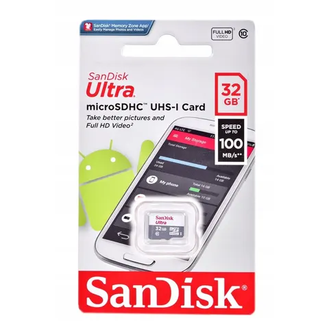 Sandisk Ultra microSDHC 32 Gb 100MB/s – zdjęcie 2