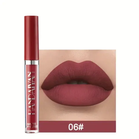 Handaiyan Waterproof Matte Liquid Lipstick #05 – image 3